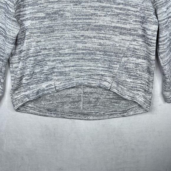 Anthropologie Saturday/Sunday Gray Spacedye Oversized Turtle Neck Sweater Large - Picture 5 of 8
